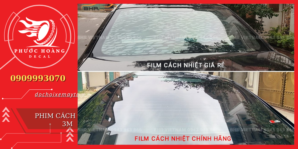 Cận cảnh thi công dán phim 3M cho xe